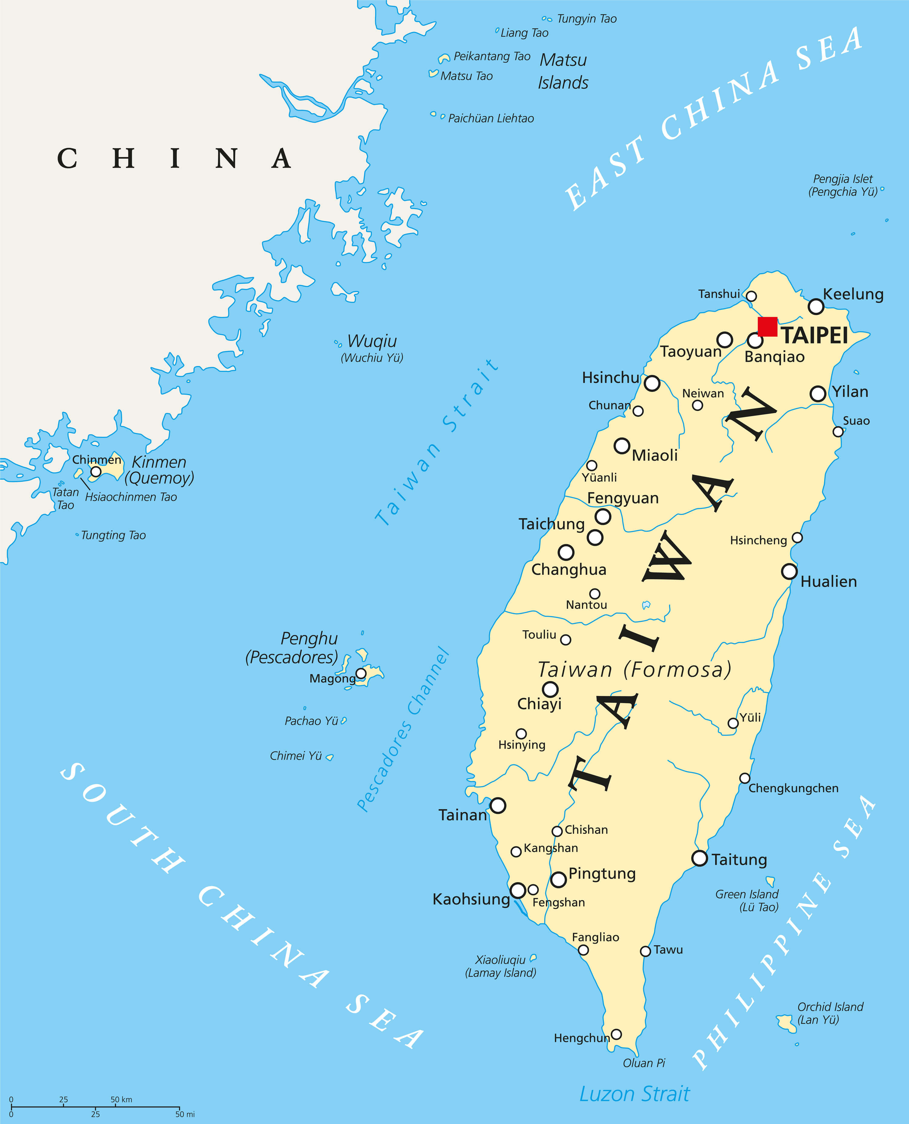 Taiwan Map